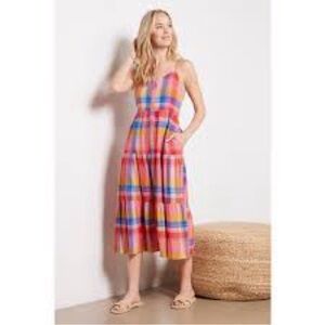 Evereve Sophia plaid Women's Dress M